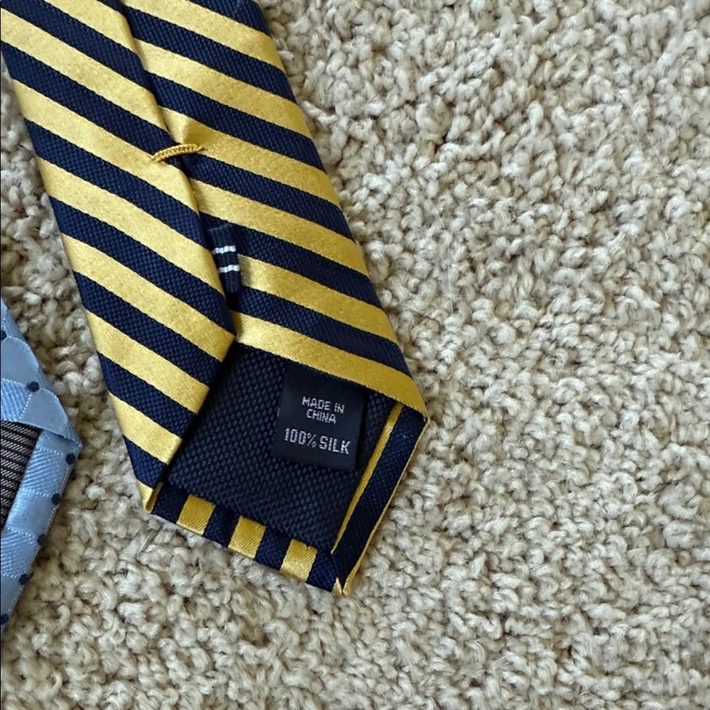 Nautica Kids Ties Set - Black, Gray, Blue, Yellow